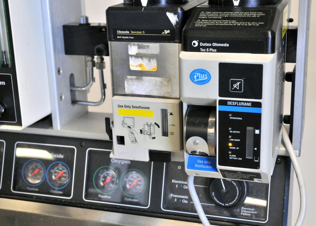 Ohmeda Modulus II ANESTHESIA System Sevotec 5 Tec 6 Ventilator PARTS AS IS
