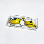Laser IPL Patient Eye Shield Safety Eyewear Yellow Goggle Glasses