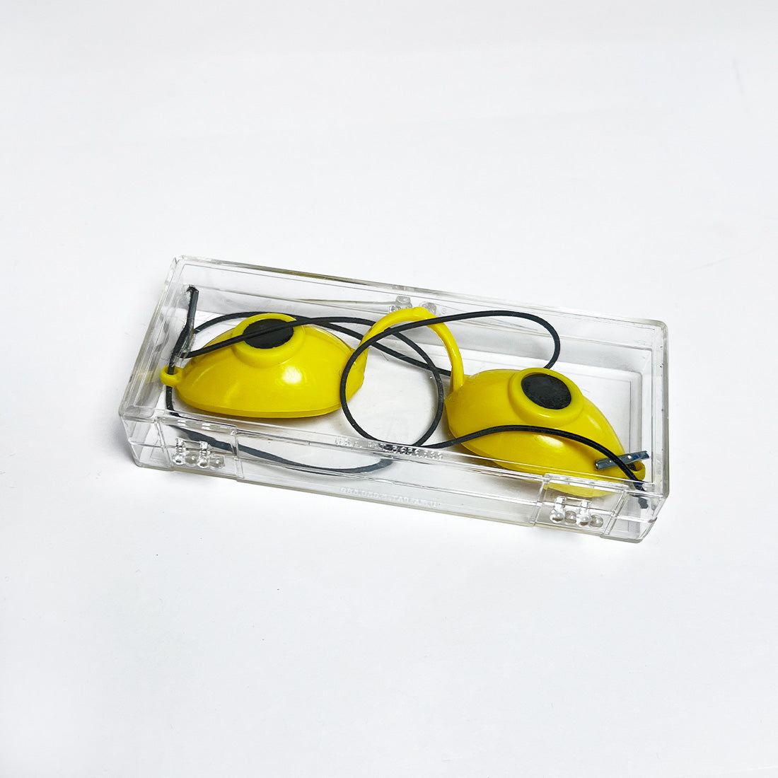Laser IPL Patient Eye Shield Safety Eyewear Yellow Goggle Glasses