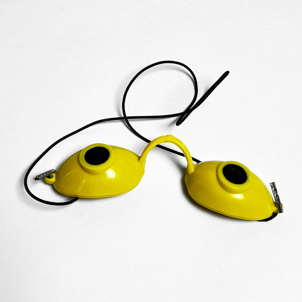 Laser IPL Patient Eye Shield Safety Eyewear Yellow Goggle Glasses