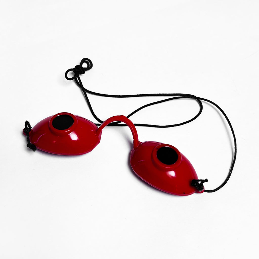 Laser IPL Patient Eye Shield Safety Eyewear Red Goggle Glasses 100-0222-000