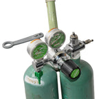 Oxygen Tanks 4500 Concoa Compressed Gas Regulator Rolling Mobile Stand Cylinder