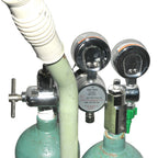 Oxygen Tanks 4500 Concoa Compressed Gas Regulator Rolling Mobile Stand Cylinder