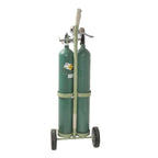 Oxygen Tanks 4500 Concoa Compressed Gas Regulator Rolling Mobile Stand Cylinder