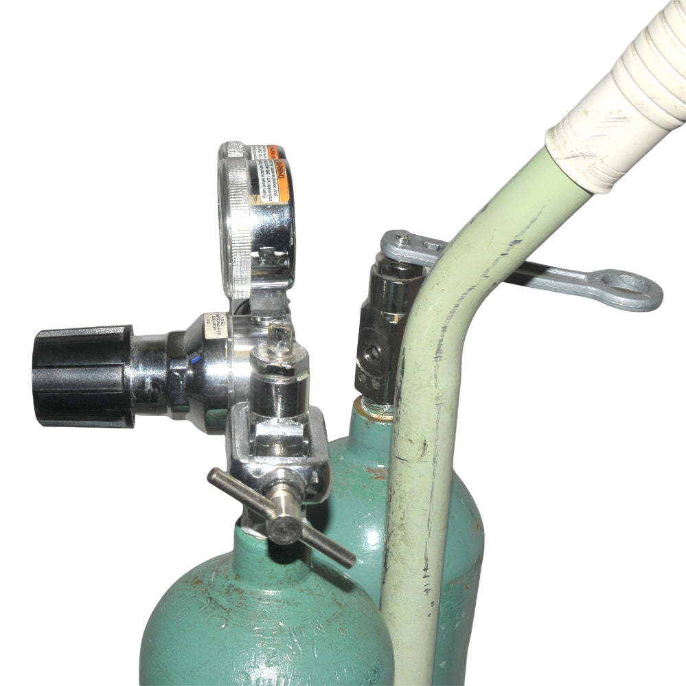 Oxygen Tanks 4500 Concoa Compressed Gas Regulator Rolling Mobile Stand Cylinder