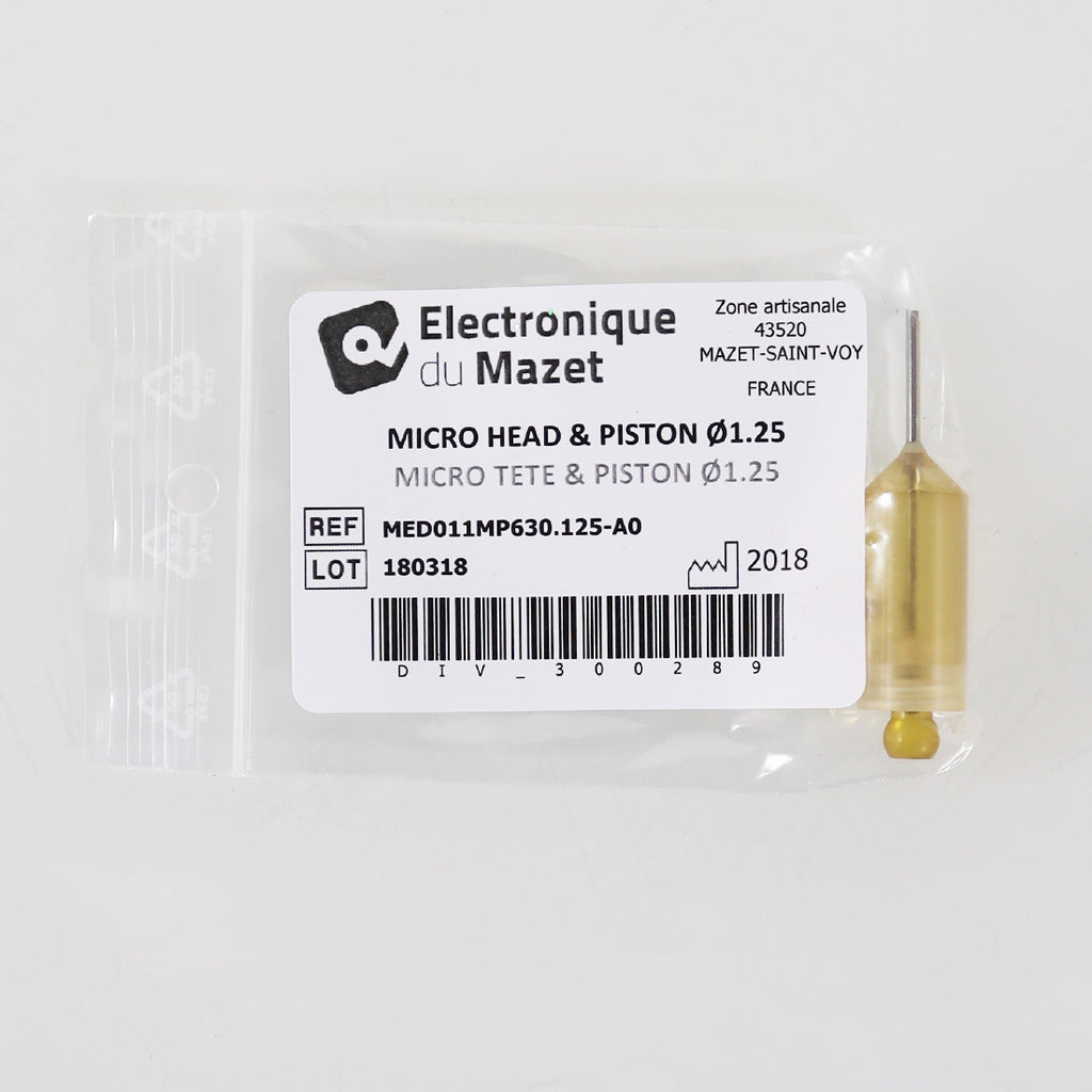 Medicamat NeoGraft MTETE125D 1.25mm Micro Head Piston Transplant Follicle Punch