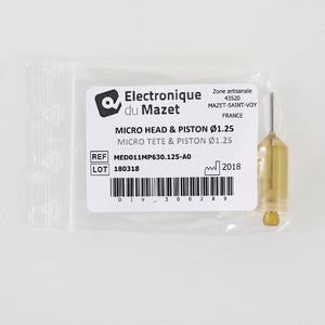Medicamat NeoGraft MTETE125D 1.25mm Micro Head Piston Transplant Follicle Punch