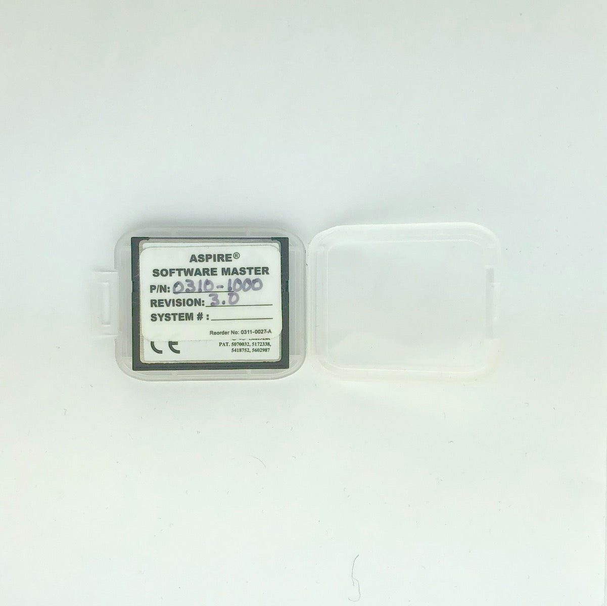 Palomar Aspire Laser System Master Software Flash Card Version 3.0