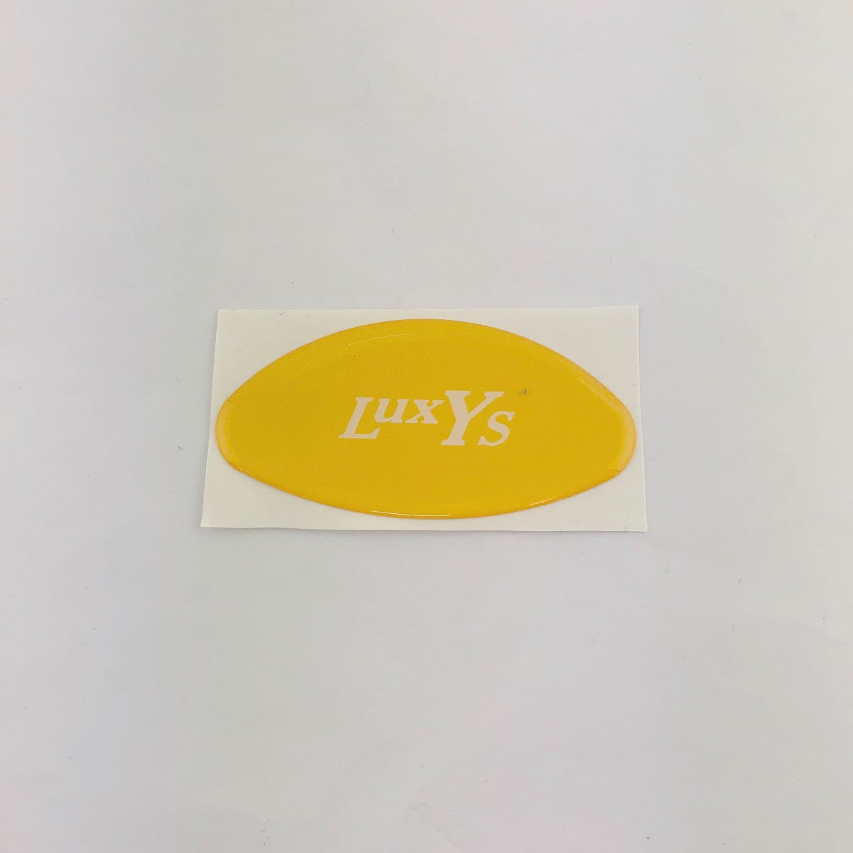 Palomar Lux Ys Yellow IPL Pigmentation Handpiece Adhesive Domed Logo Decal