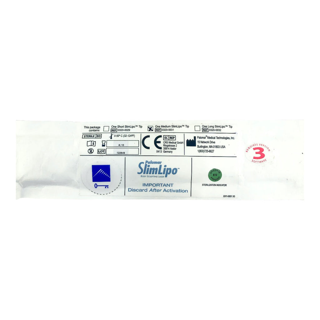 Palomar Aspire SlimLipo Laser Medium Fiber Tip Handpiece Cannula 0320-0031