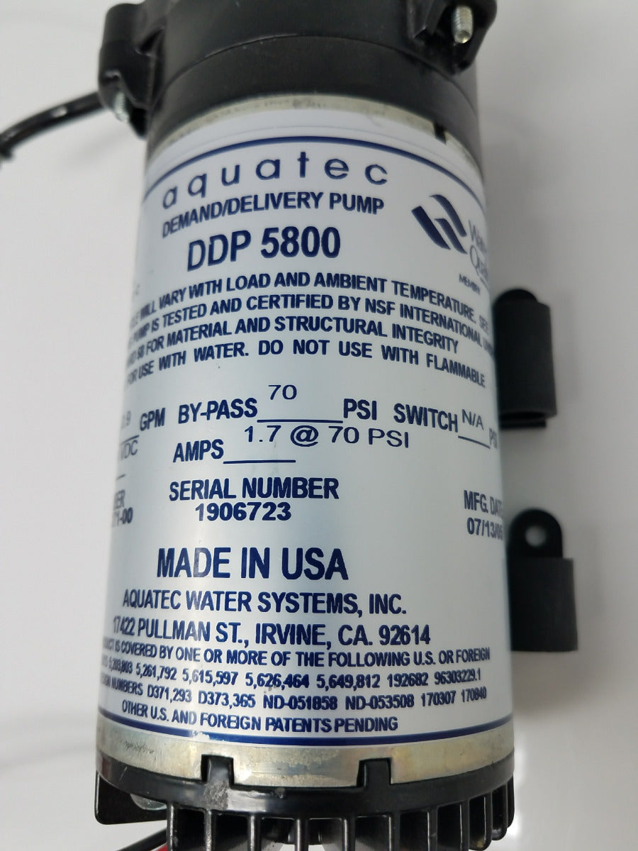 Palomar 300 Laser Water Pump Aquatec DDP 5800 Electric Diaphragm 70 PSI