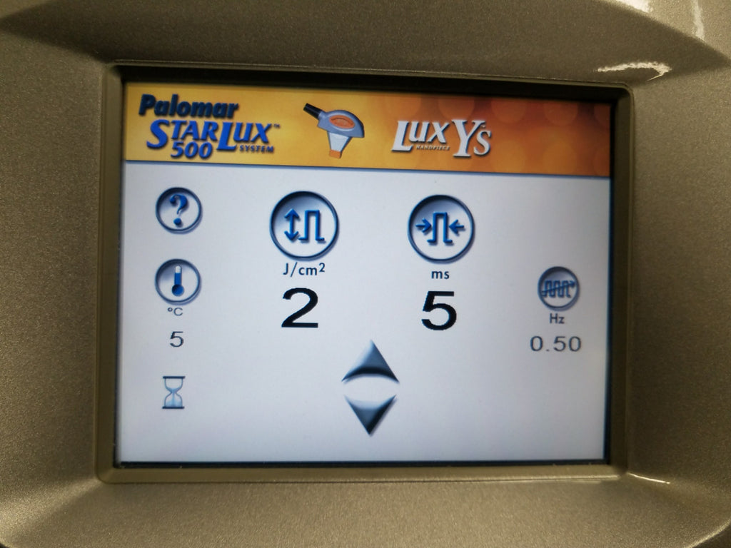 2007 Palomar LUX YS 500 Laser Handpiece Cynosure StarLux LUXYS Hand Piece