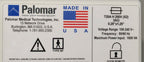 PALOMAR Medical Icon Laser T20A Back Cover White OEM Factory Plate 2511-0004 X1