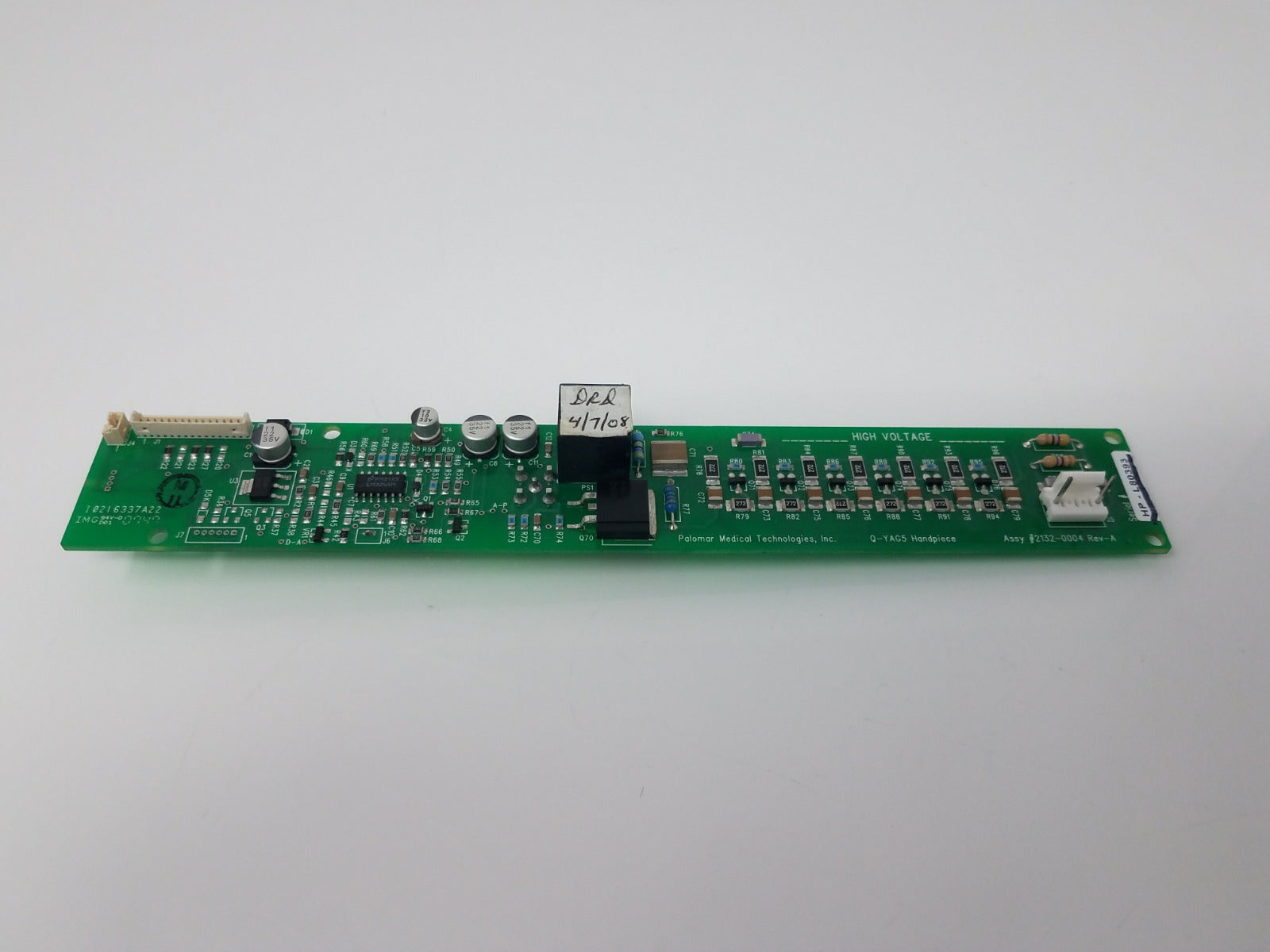 Palomar Q YAG 5 Laser Head Handpiece Control Board ** Parts Only SOLD AS IS **