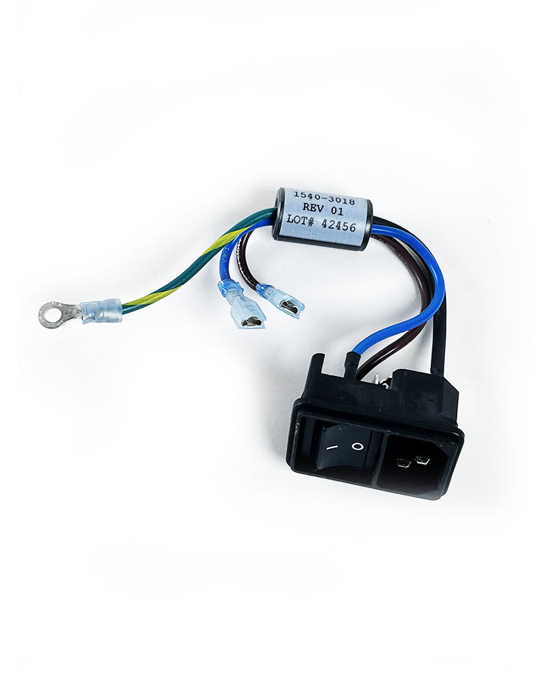 Palomar StarLux 500 Laser Main AC Power Switch Plug Assembly Replacement AS-IS