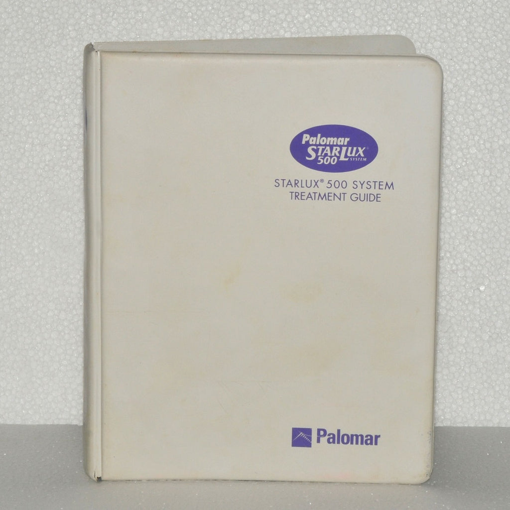 2007 Palomar Starlux 500 IPL & 1064 Laser Handpiece Treatment Guide 5553-5014
