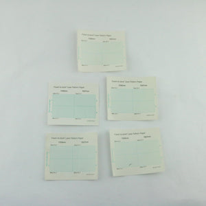 Fraxel Restore Dual 1550 1927 Laser Burn Patter Test Paper (5)