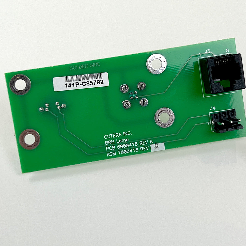 Cutera Excel V Laser Foot pedal/Interlock Interconnect PCB Board w/cable UNTESTED AS IS
