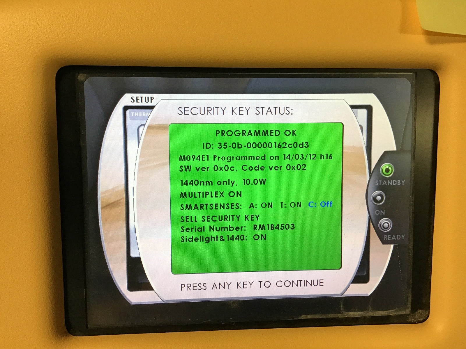 2011 Cynosure Smartlipo SLT II Cellulaze 1440nm Laser ONLY Sidelight SideLaze