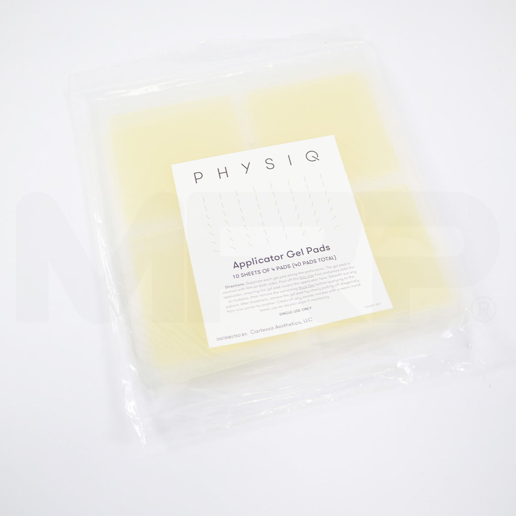 Deka Cartessa PHYSIQ Applicator Hydrogel SDM Conductivity Gel Pads 40 Pad Pack