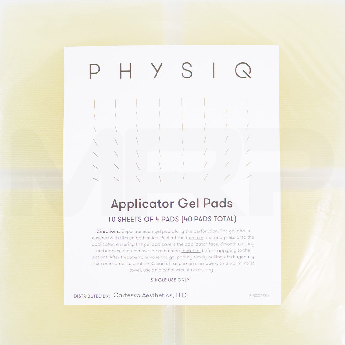 Deka Cartessa PHYSIQ Applicator Hydrogel SDM Conductivity Gel Pads 40 Pad Pack