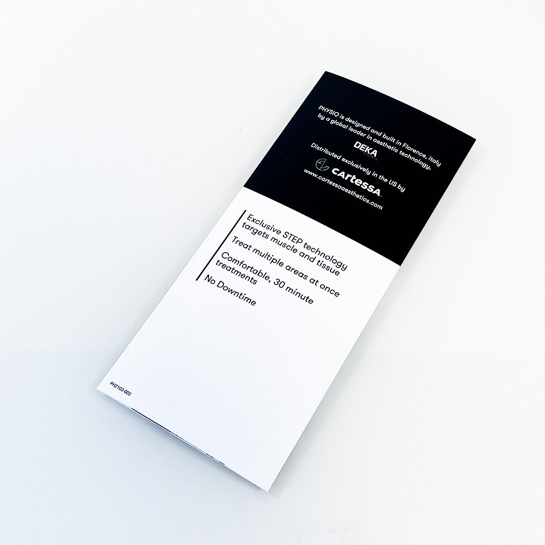 Cartessa Physiq Body Treatment Brochure PH2103-002 x10 Pc