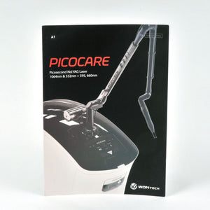 WONTech PICOCARE Picosecond Nd YAG Laser 532 1064 nm Marketing Brochure (x7Pcs)