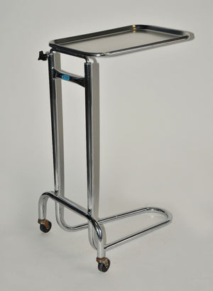 POLAR WARE T304 Stainless Steel Medical Instrument Tray Hospital Adj Height Cart