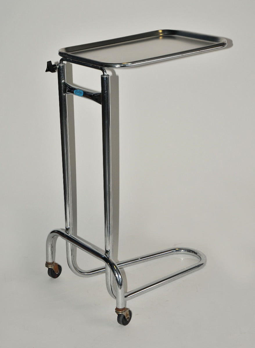 POLAR WARE T304 Stainless Steel Medical Instrument Tray Hospital Adj Height Cart