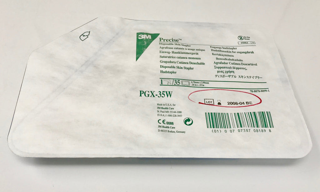 3M Precise PGX-35W Disposable Skin Stapler Wound Closure Single Patient EXP2008