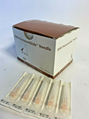 Precision Glide Needle BD Sterile Single Use 30 G X 1/2 (0.3MM x 13mm) Qty:100