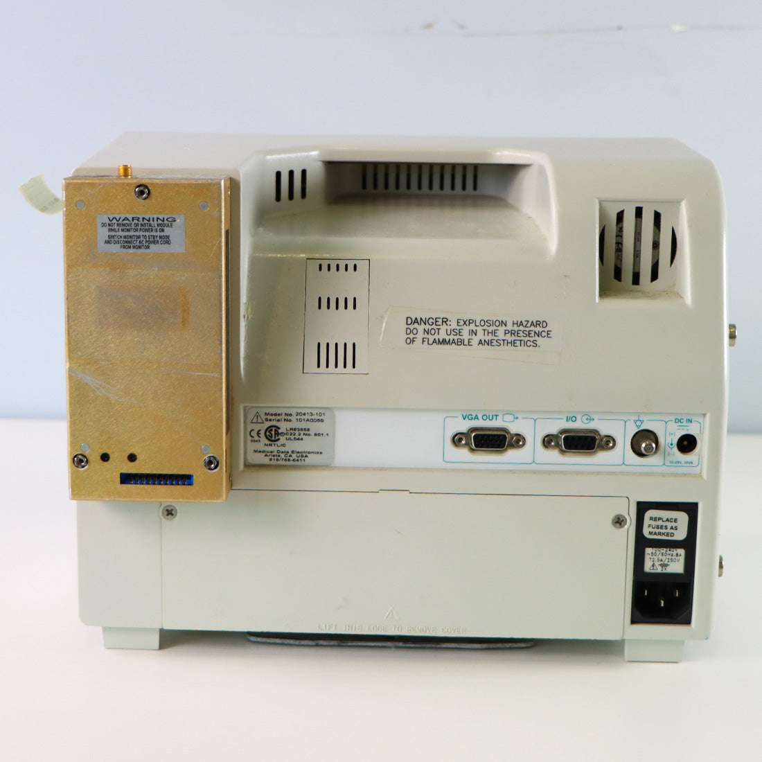 Invivo MDE Escort Prism SE Features Parts As Is