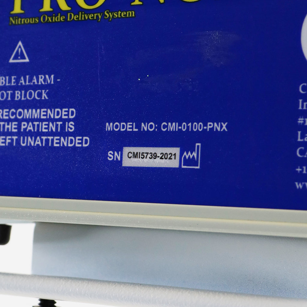 Pro-Nox Nitrous Oxide Delivery System Pain - Anxiety Relief Aesthetic TLC PRONOX