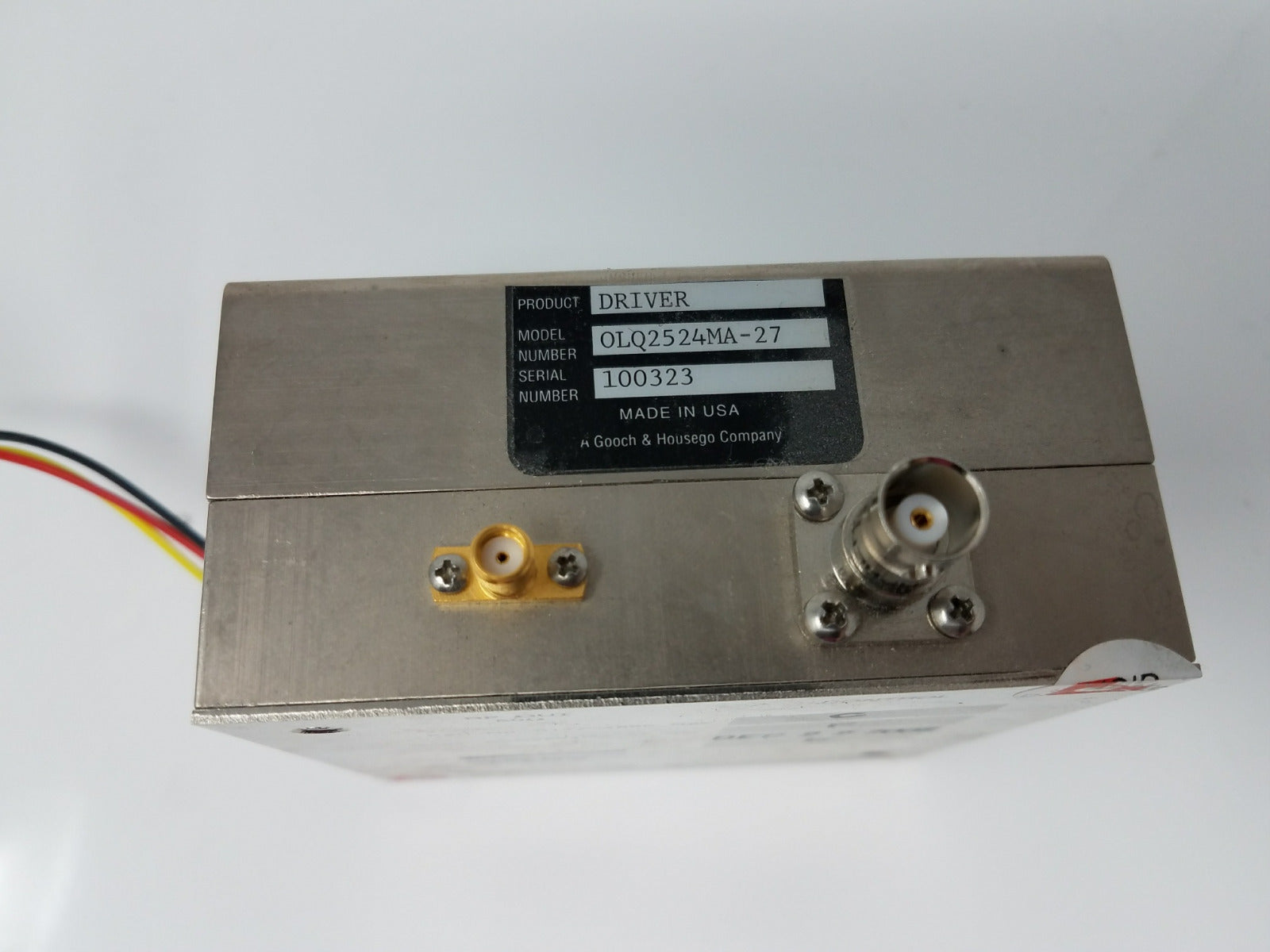 Q-Switch Driver Controller Laserscope KTP 532 0117-4860 Untested Parts AS-IS