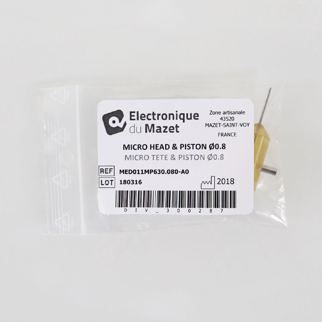 Medicamat NeoGraft MTETE080IND 0.8mm Micro Head Piston Transplant Follicle Punch