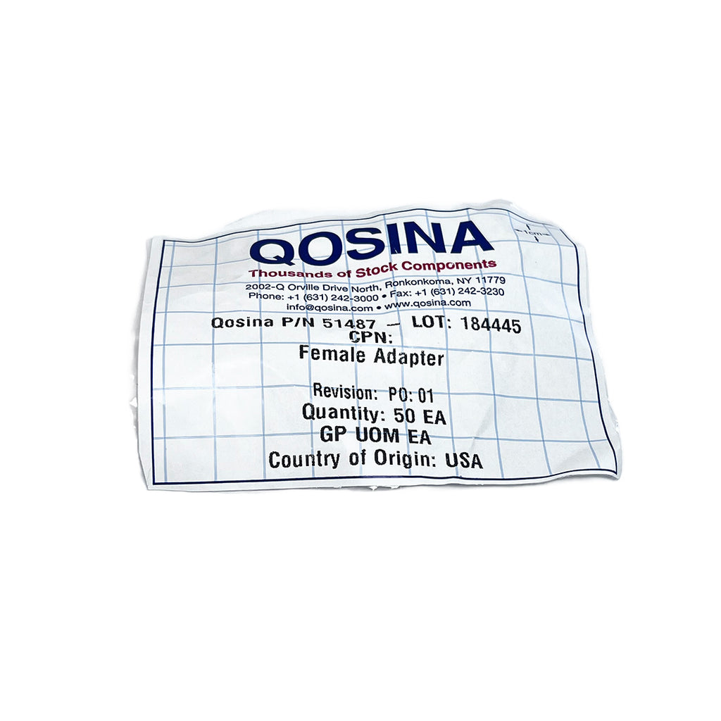 Qosina Female Adapter X 30 Piece P/N 51487