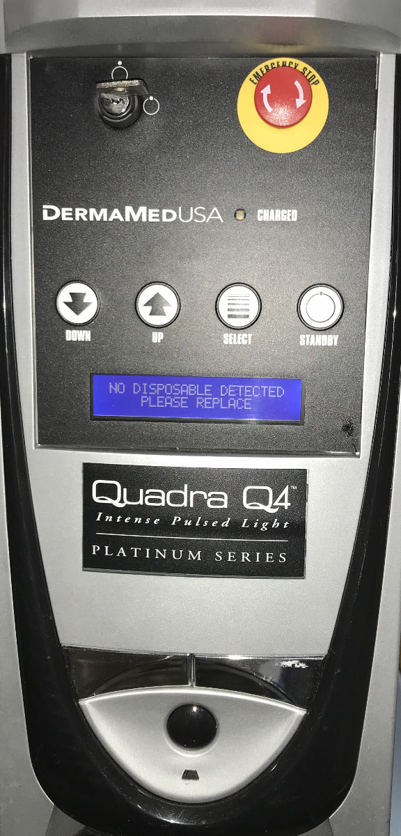 QUADRA Q4 DermaMed USA IPL Hair Removal PLATINUM SERIES Acne Skin *PARTS AS-IS*