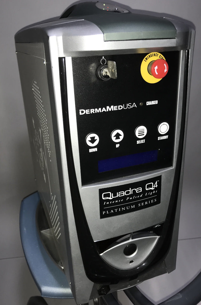 QUADRA Q4 DermaMed USA IPL Hair Removal PLATINUM SERIES Acne Skin *PARTS AS-IS*