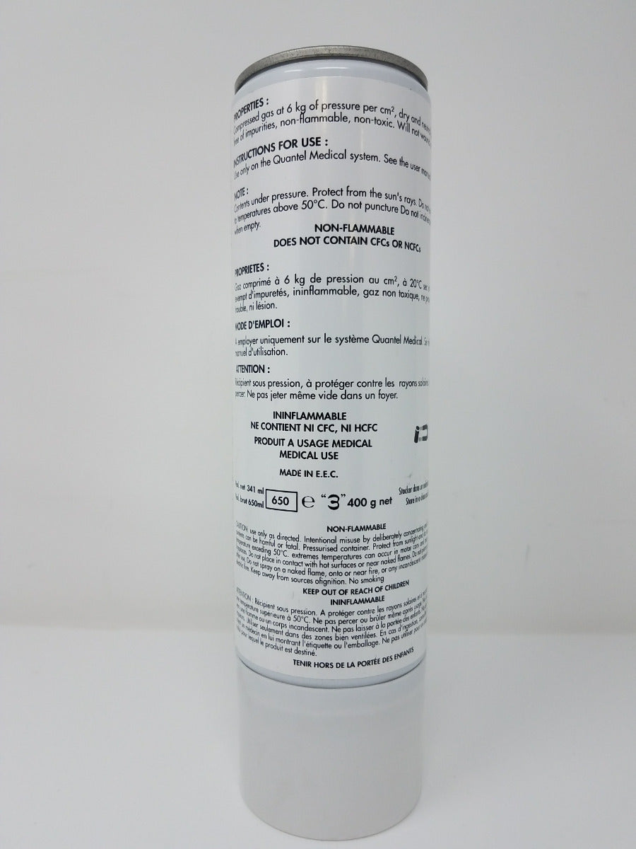 Quantel Medical Aramis Laser Skin Cooling Cartridge Cryogen Gas 400g