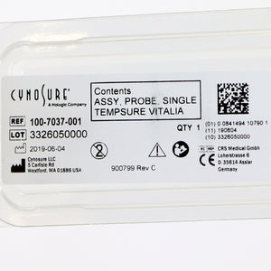 Cynosure Assy Probe Tempsure Vitalia Single Probe Assembly 100-7037-100