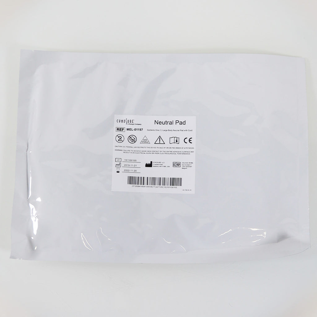 Ellman Cynosure Large Body Neutral Pad w/Cord RF Electrosurgical MEL-01197 x17
