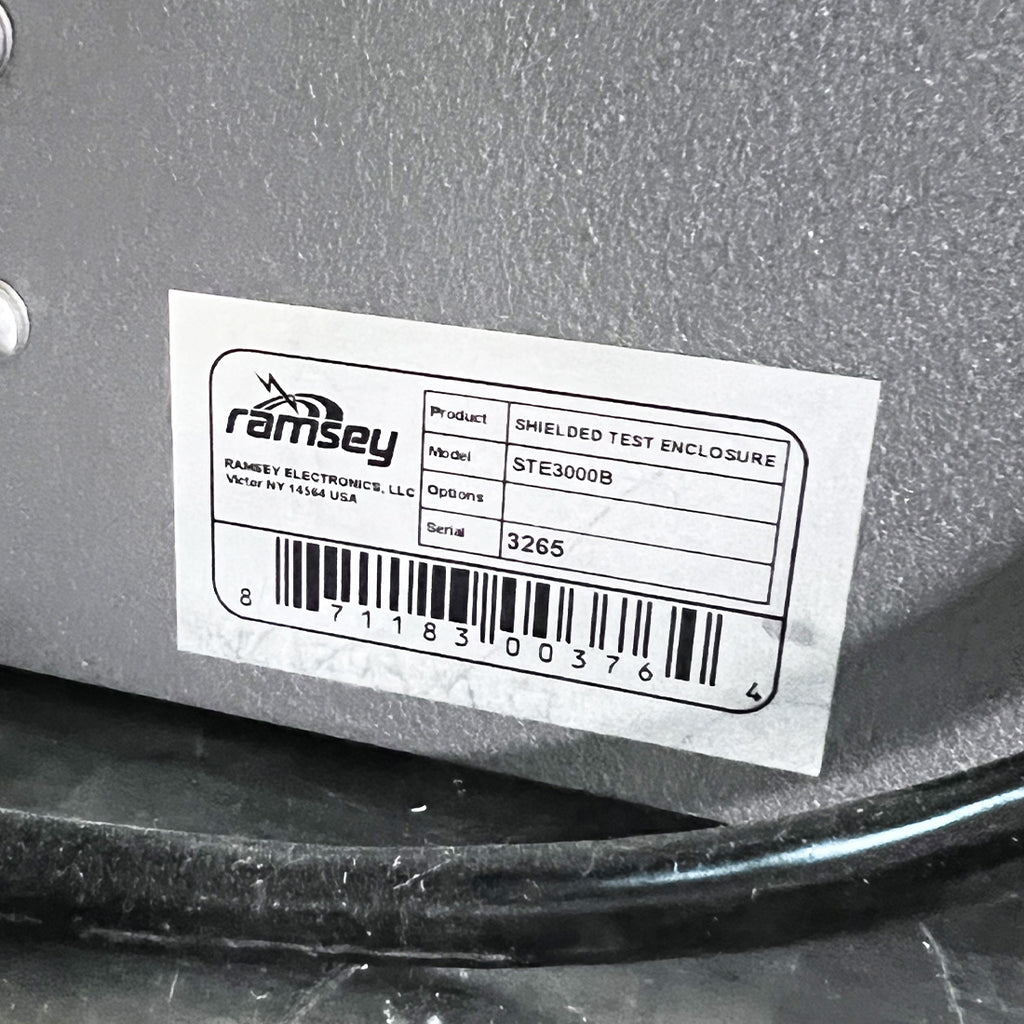 Ramsey STE3000B RF Shielded Test Enclosure Safety Check Equipment 13x18x12 inch
