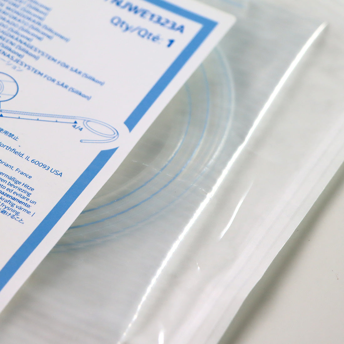 Medline Round Silicone Drain, 15fr, 3/16 LOT OF 8 - DYNJWE1323A