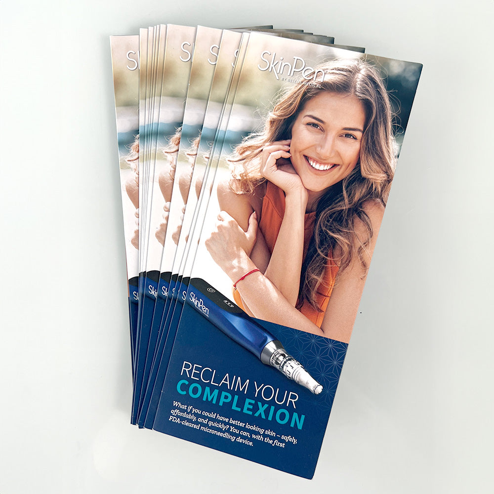 SkinPen RECLAIM YOUR COMPLEXION Brochure Office Patient Marketing Pamphlet FAQ 14pcs