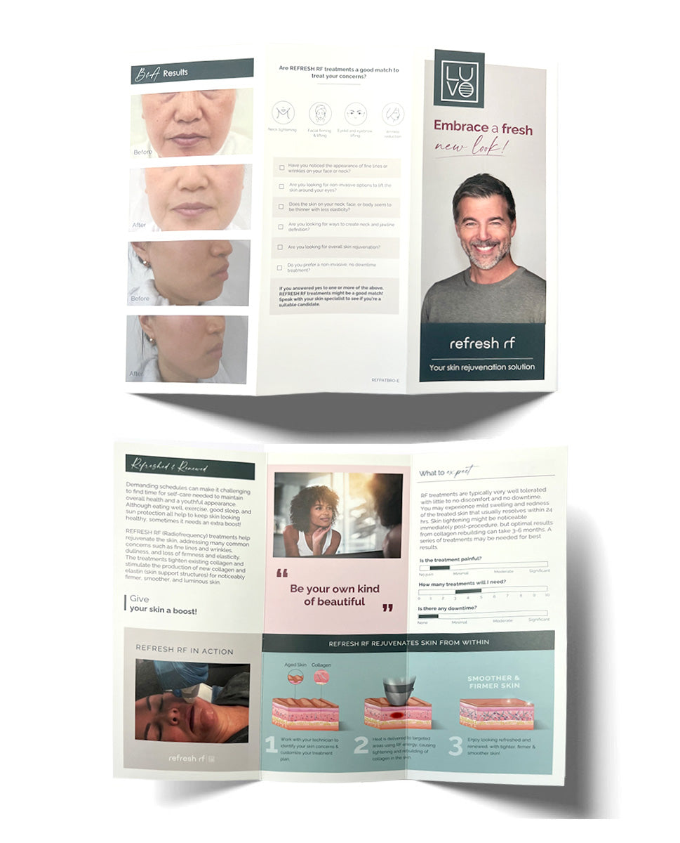 LUVO Refresh RF Patient Brochure - English 25/pk