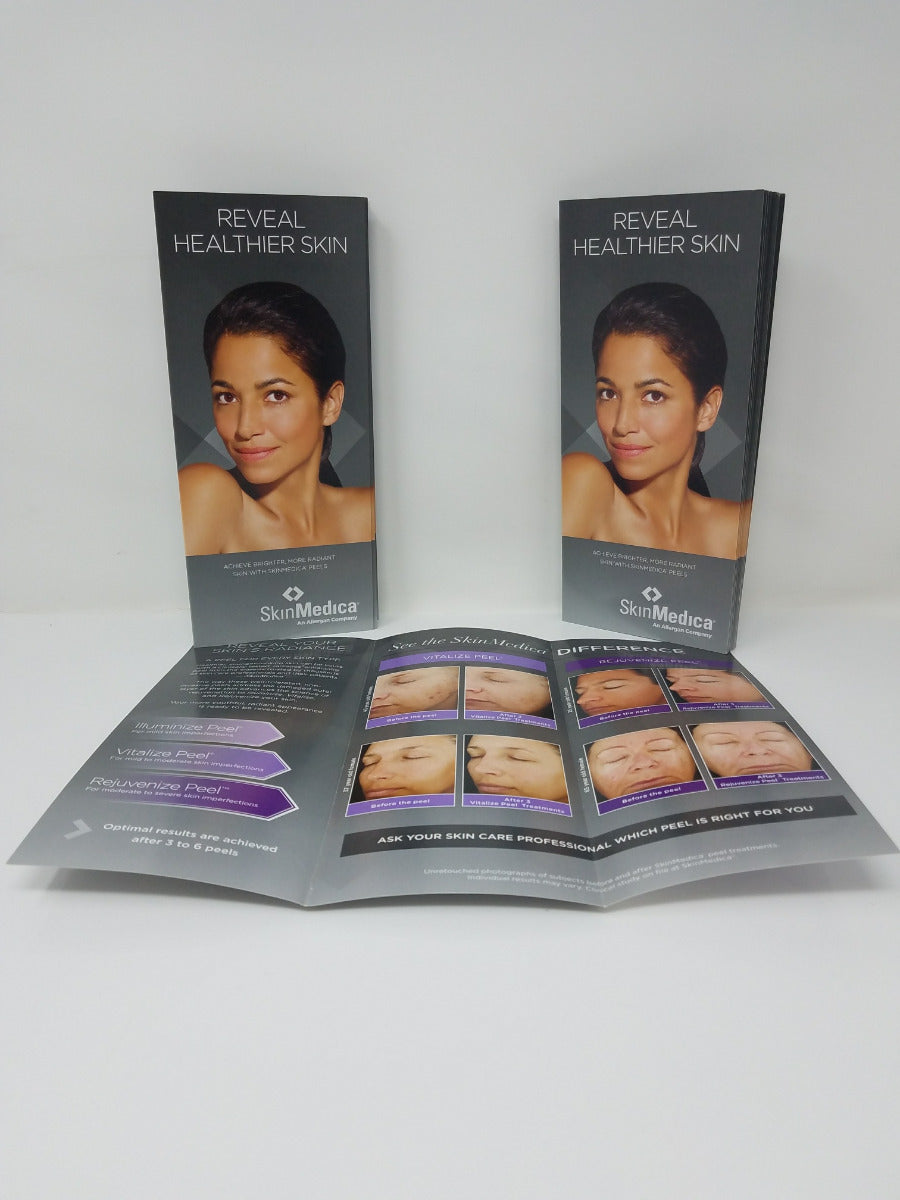 Reveal Healthier Skin Skinmedica Allergan Office Patient Marketing Brochure 24pk