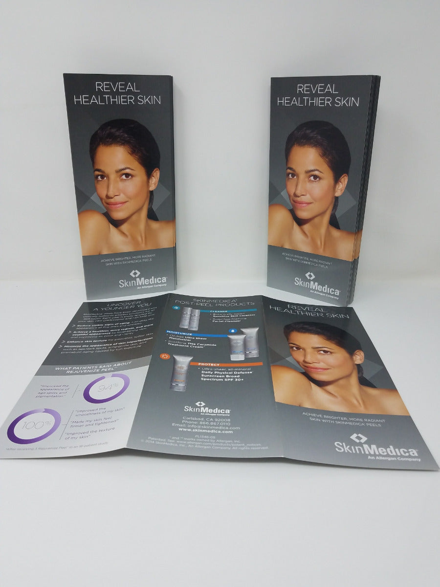 Reveal Healthier Skin Skinmedica Allergan Office Patient Marketing Brochure 24pk