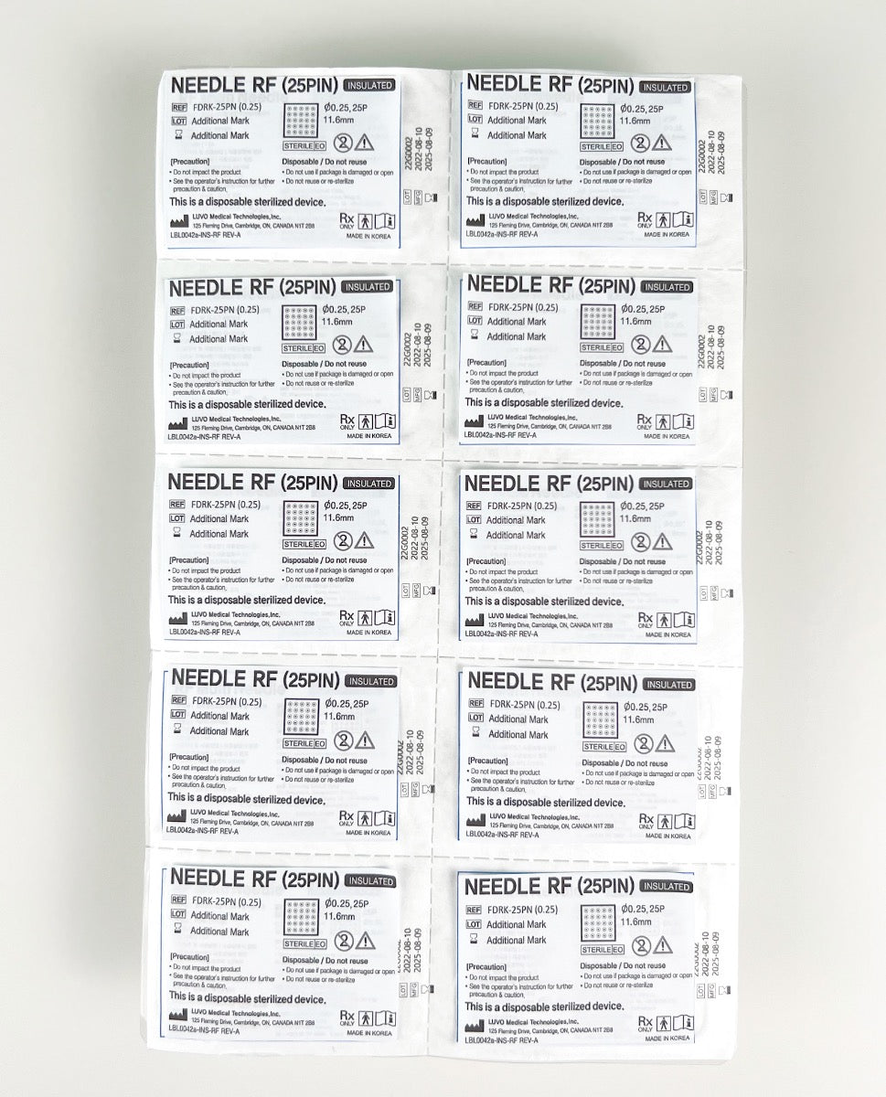 LUVO Darwin Prolift RF Multi Needle 25-Pin Needle Tip 10/Box (Insulated)
