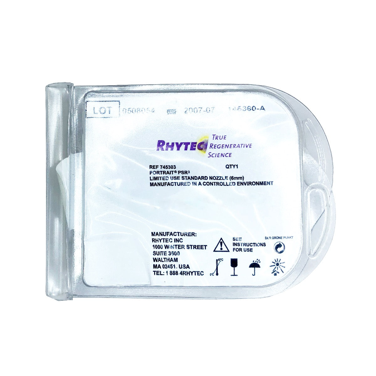 Rhytec Portrait PSR3 Nitrogen Plasma 6mm Standard Nozzle Tip 145360-A