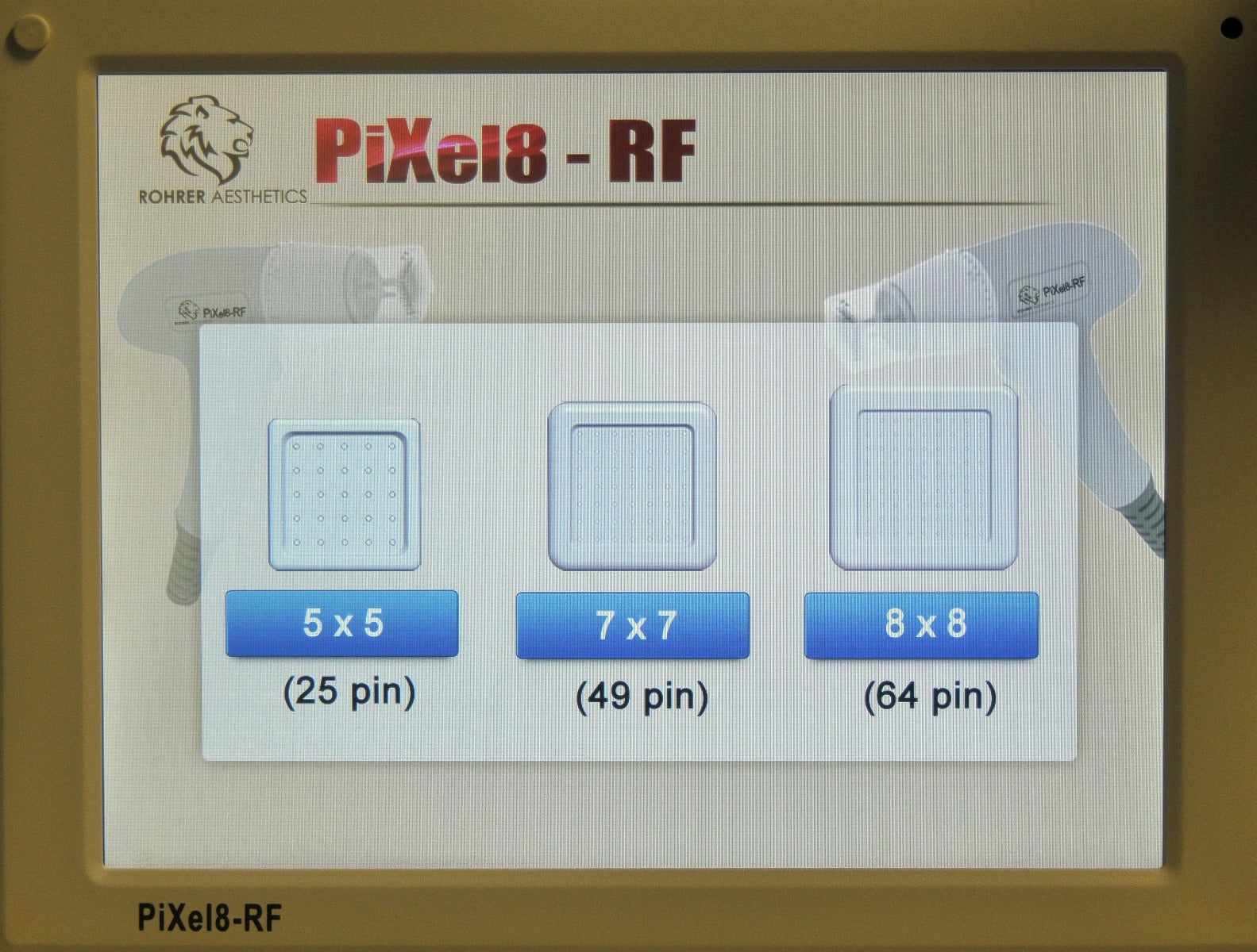 2020 Rohrer Aesthetics PiXel8-RF Bi-Polar RF Microneedling Skin Tightening System